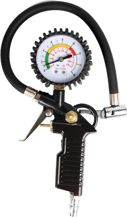 Reifendruckmesser, digitaler Reifendruckmesser, Füllpistolen-Druckmesser (schwarz)