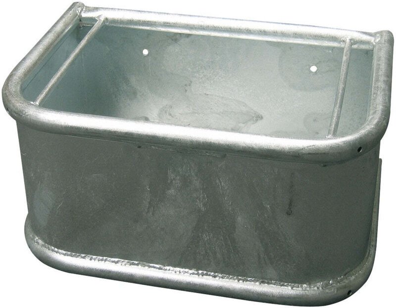 Futtertrog pferd verzinkter stahl 45x34x24cm rh