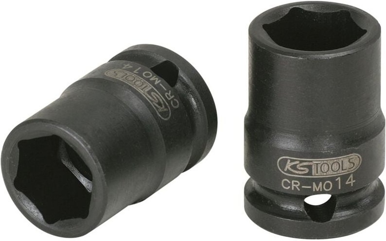 3/8' Sechskant-Kraft-Stecknuss, kurz, 22mm