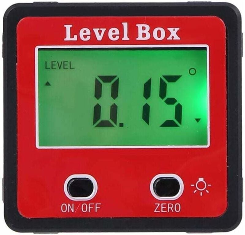 Winkelmessung, horizontaler Winkelmesser, digitaler Neigungsmesser, digitale elektronische Wasserwaage, magnetische Basi...