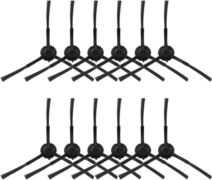 12 Stück Seitenbürsten für Xclea H30 eve Plus Roboter-Staubsaugerteil