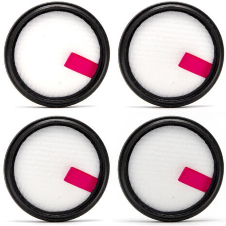 4er-Pack Ersatzfilter für Cecotec INSE K370/N370 Akku-Staubsauger ohne Beutel