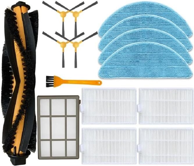 Ersatz-Hauptseitenbürste, Hepa-Filter, Wischtuch für FL022
