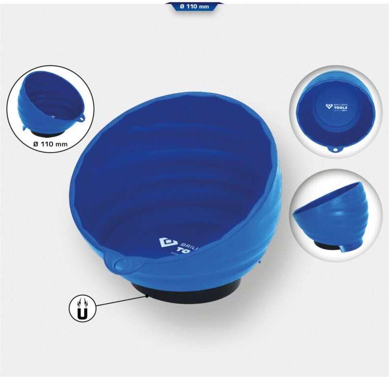 Kunststoff-Magnet-Halbschale, ø 11 cm