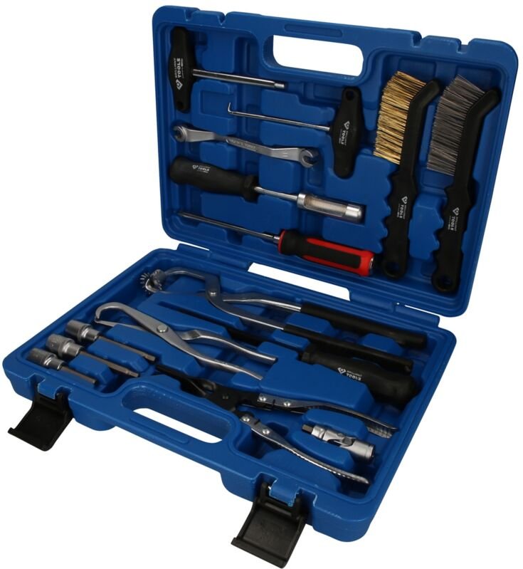 Brilliant Tools - Universal-Bremstrommel und Bremsscheiben-Werkzeug-Satz, 15-tlg