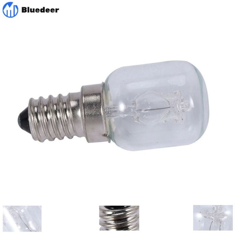 Bluedeer - E14 Hochtemperaturbirne 500 Grad 25 w Halogen-Blasenofenbirne E14 250 v 25 w Quarzbirne