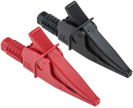 Isolierte Krokodilklemme 20amp 1kv Schwarz/Rot (2 Stück) Fcr79900rb