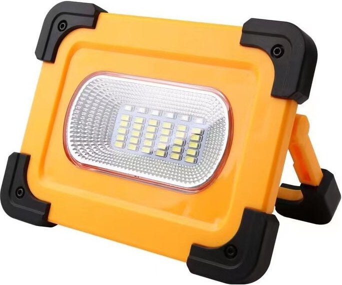 Gotrays - Wiederaufladbarer LED-Flutlichtstrahler, 60 w, 4 Modi, LED-Baustellenstrahler, tragbares Arbeitslicht mit wied...