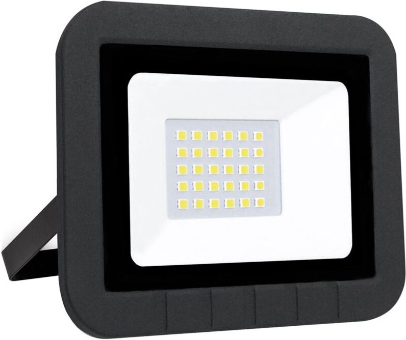 Schwarzer flacher LED-Projektor IP65 20W warm - Matel