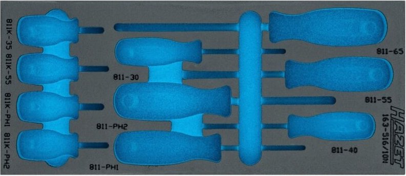 Hazet 163-516LN Weichschaumeinlage
