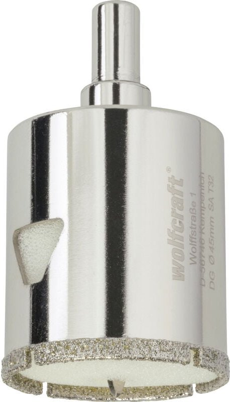 Lochsäge ø 45 mm Diamant Lochsäge - Wolfcraft