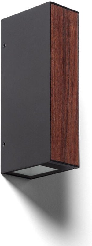 Led Wandleuchte Außen 6W Aluminium Wox Dunkelbraun