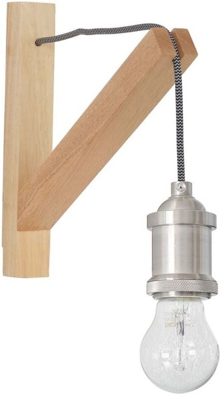 Mexlite - wandleuchte - Dion - braun - holz - E27 - 7787BE