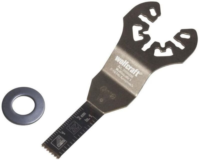 Wolfcraft - Tauchsägeblatt Bimetall 10 mm für Holz/Metall Bosch pmf Multi-Tool-Zubehör