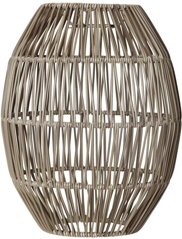 Lampenschirm 'Linde', beige, für E27, ca. 24x30 cm