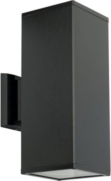 Außenwandleuchte 30x12 cm 2xE27 schwarz IP54 SU-MA 8001 BL
