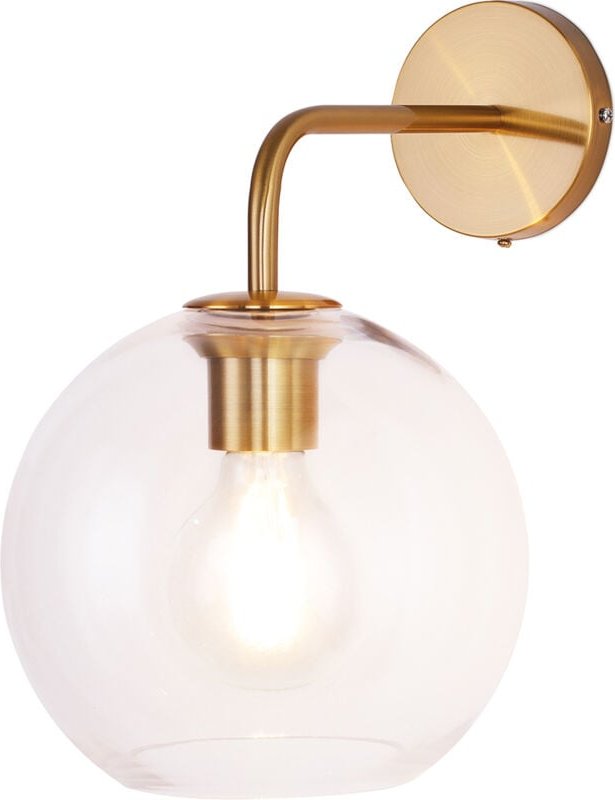 Wandleuchte - Glaskugel - Melissa Transparent