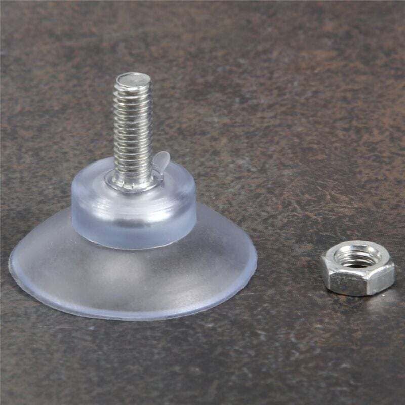 10-teiliges Ersatzgummiset, XU, starker Saugnapf für Glastischplatten mit M6-Schrauben - KZQ