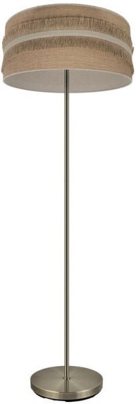 Fabrilamp - Wohnzimmerboden Natalia 1xe27 Leder/Satin beige 164x40x40 Cm