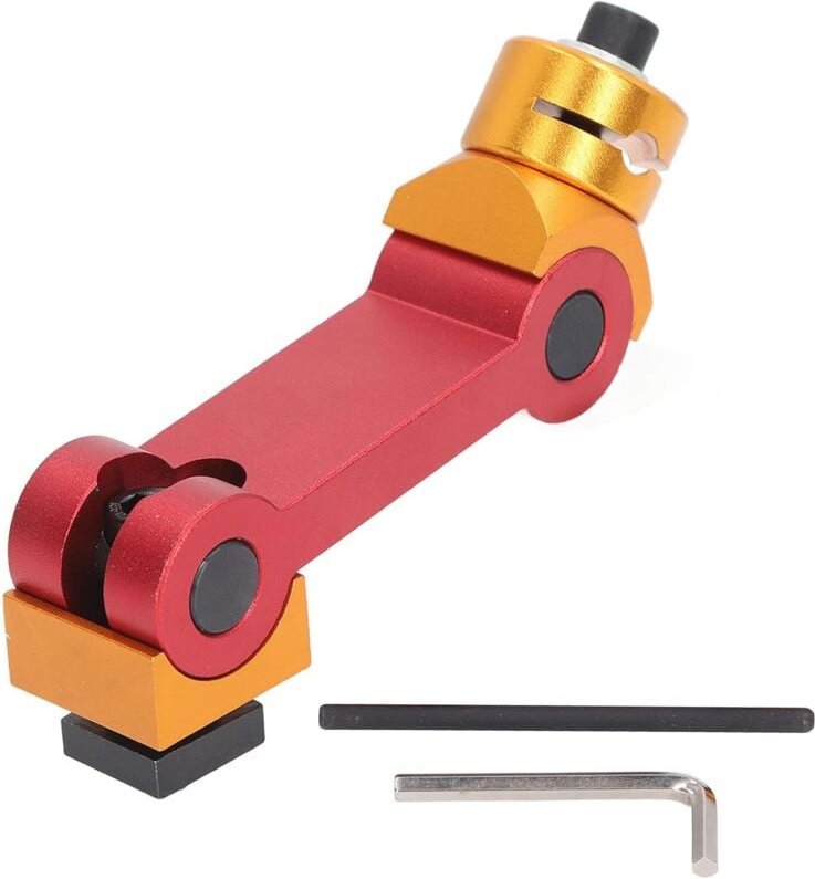 Thumbnail - Hartmetall-Werkstückanschlag, verstellbarer Winkel, CNC-Werkzeug-Locator, Gehrungsschienenanschlag-Führungsschienenwerkz...