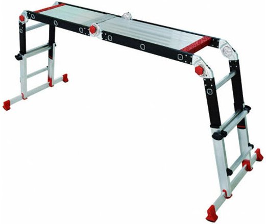 Kompakte Teleskopleiter - maximale Arbeitshöhe 3.40m - spider