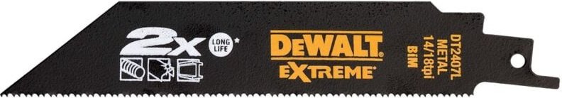 Säbelsägeblatt bim Metall 152 mm 5 Stk., Art.Nr. DT2407L-QZ - Dewalt
