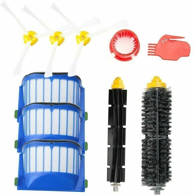 Accessori per iRobot Roomba serie 600, kit di manutenzione con spazzole e filtri per Roomba serie 600 605 610 612 615 62...