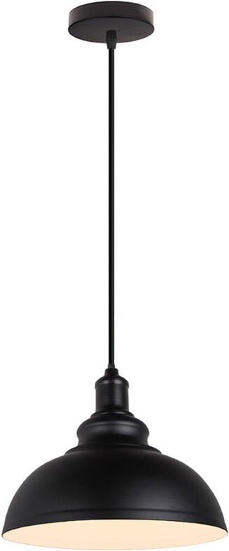 Axhup - Pendelleuchte Vintage Kuppel Hängelampe Industrielle Hängelampe mit Ø29cm Lampenschirm Edison für Loft Bar Wohnz...