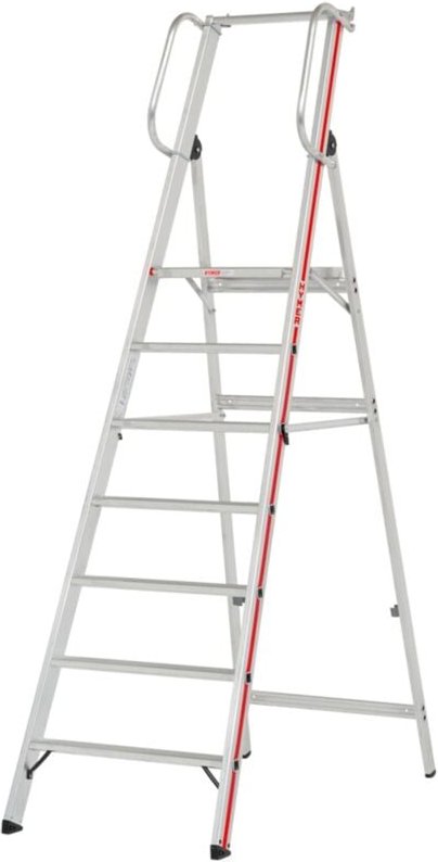 Plattformleiter mit Handlauf, 4 Sprossen - Hymer