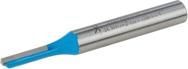 Nutfräser, metrisch, 1/4 Zoll 4 x 12 mm