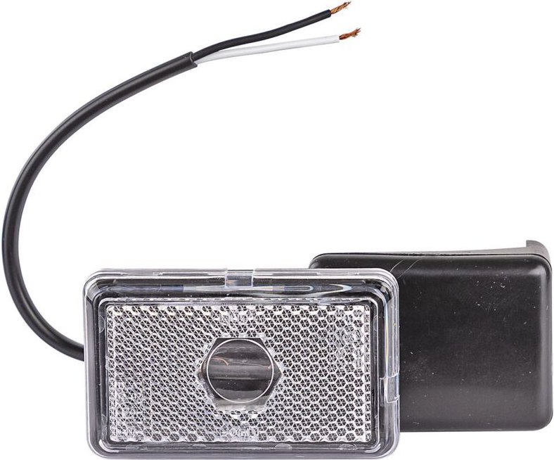 Dema - Begrenzungsleuchte Positionsleuchte mit Halterung 12 v weiß für Anhänger pkw