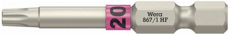 Bit 867 torx® hf 1/4 ″ tx 20 Länge 50 mm mit Farbleitsystem