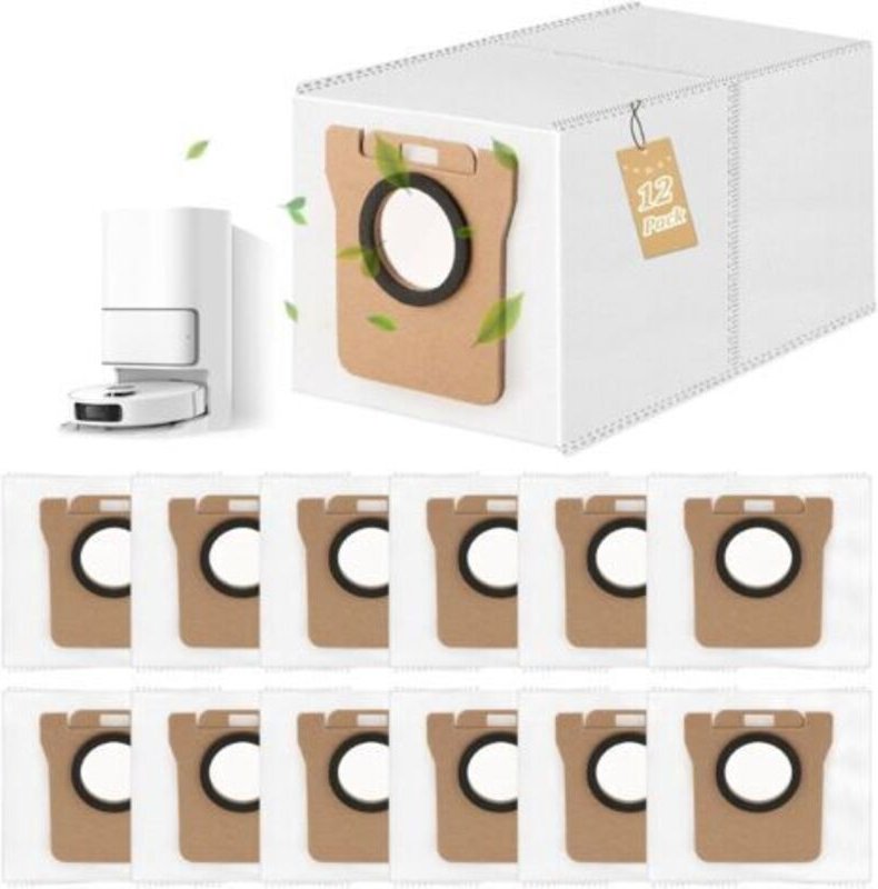 12 Stück Staubbeutel Ersatz-Staubbeutel für Xiaomi S20/X10+/L10s/L20 Roboter-Staubsaugerzubehör (2.5L)