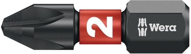 Thumbnail - Impaktor Bit für Phillips, 1/4 Zoll c 6,3 Set, Kreuzschlitzgröße: 2 10 Stk - Wera