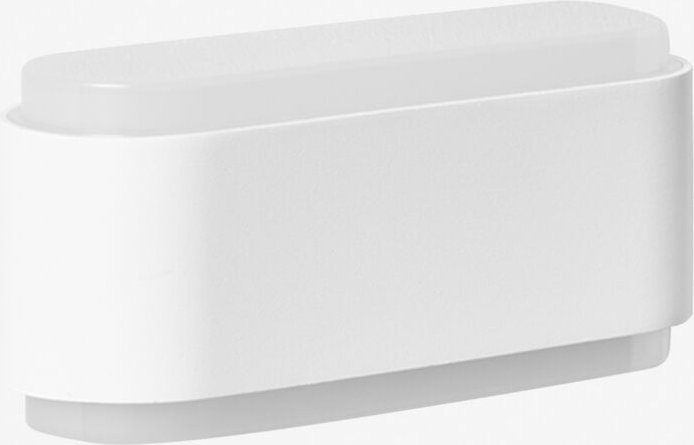 Sklum - LED-Außenwandleuchte aus Aluminium mit 2 Ulenar-Lichtpunkten Weiss