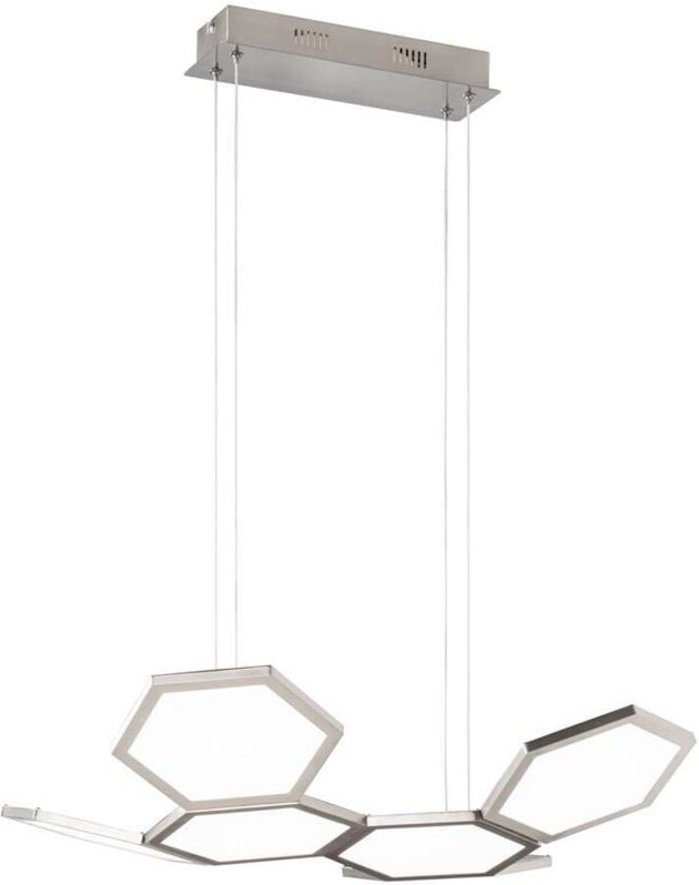 Thumbnail - Pendellampe Pendelleuchte Esstischlampe Deckenlampe Deckenleuchte, dimmbar, Metall Acryl Aluminium, 26W 3000K 2000lm led...