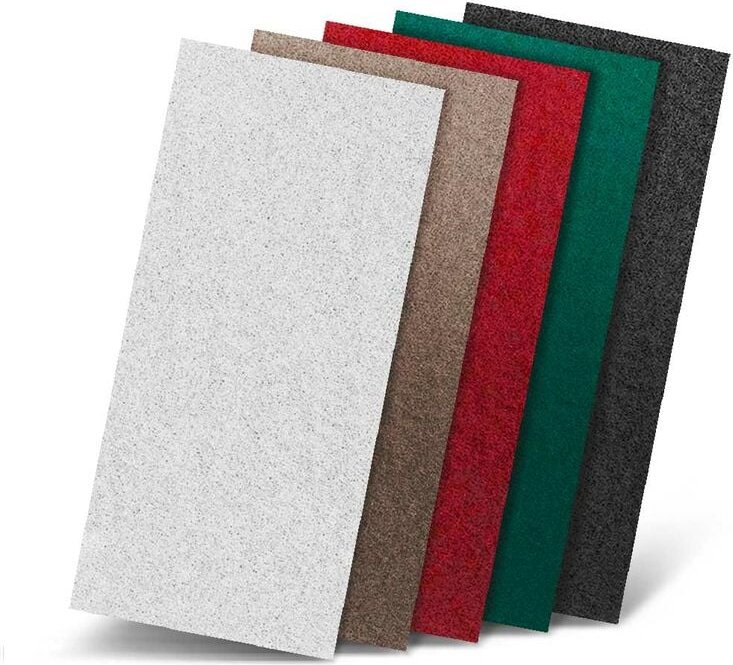 Thumbnail - Pads Handpads, 250 x 115 mm, f. Handschleifer, Polyester (10 Stk.) rot - Menzer
