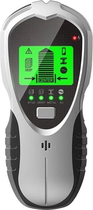 Csparkv - Silberfarben) 4-in-1-Wanddetektor, Wand-Metalldetektor mit LCD-Display, Bolzensucher, Detektor zum Erkennen vo...