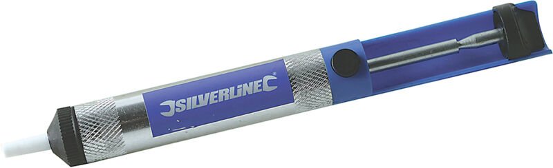 Silverline - Entlötpumpe aus Metall 185 mm
