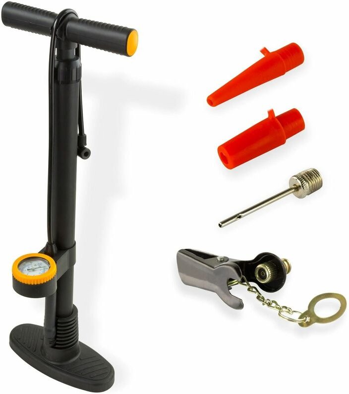 Handluftpumpe Luftpumpe Handpumpe Fahrradpumpe Aufblaspumpe DLP11 Standluftpumpe