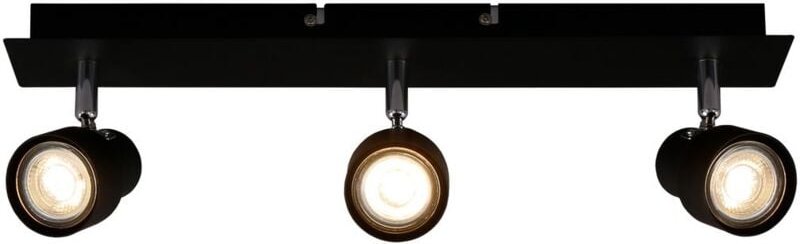 Briloner - led Deckenspot Deckenlampe 3xGU10 inkl. dreh-& schwenkbar 5W Schwarz