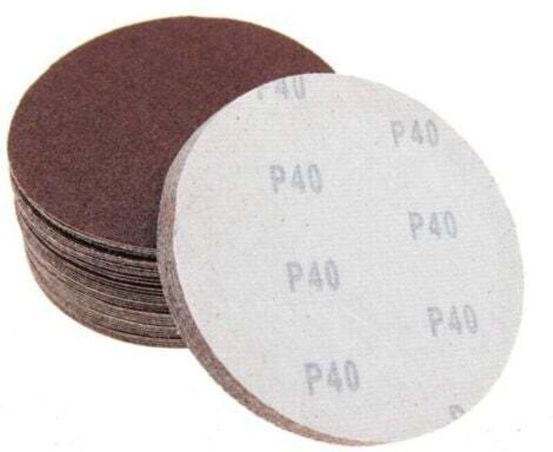 150 mm Schleifscheiben mit Klettverschluss für Schleifmaschinen, ohne Löcher, 40/60/80/100/120, verschiedene Körnungen, ...