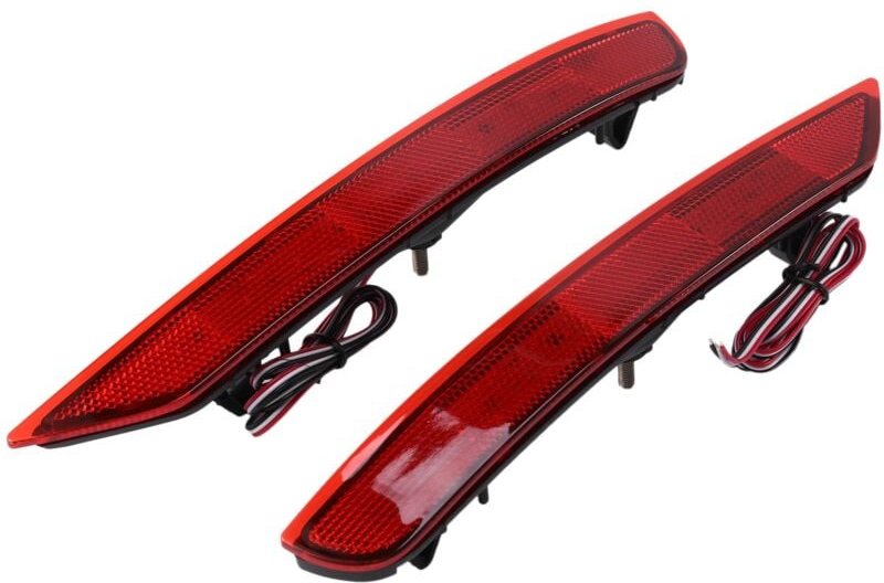 Tlily - Heckstoßstangenlicht für Subaru Forester 2008-2017 Rücklichter drl Nebelscheinwerfer Stoßstangenreflektor Licht ...