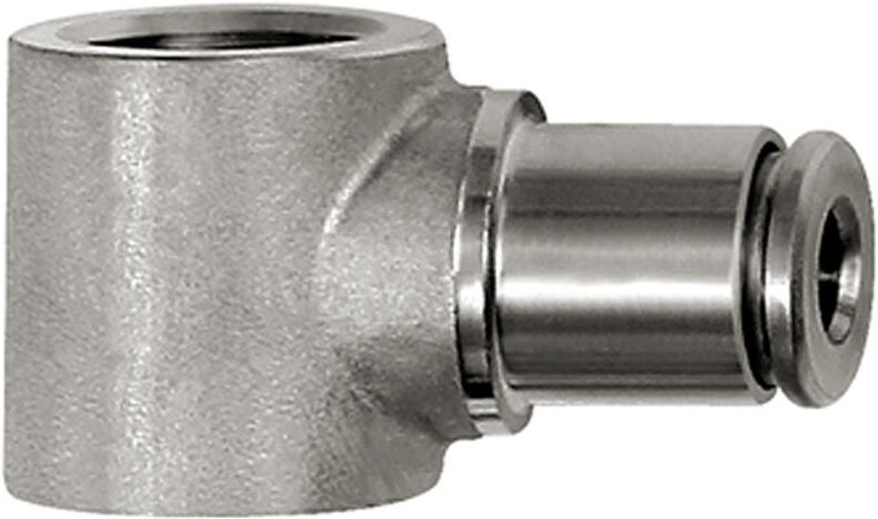 L-Ringstück, g 3/8, für Schlauch-Außen-Ø 12 mm, Edelstahl 1.4404 - Riegler