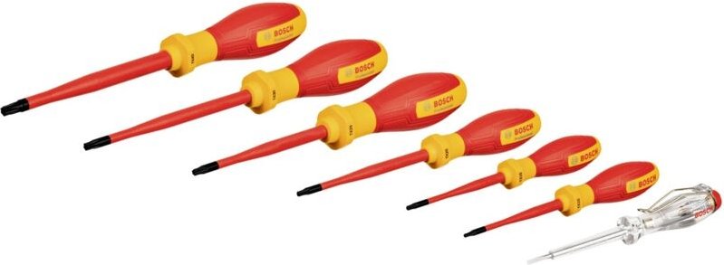 Bosch Professional - Bosch Combo Kit VDE-Schraubendreher-Set tx, 7-tlg. inkl. L-Boxx Einlage