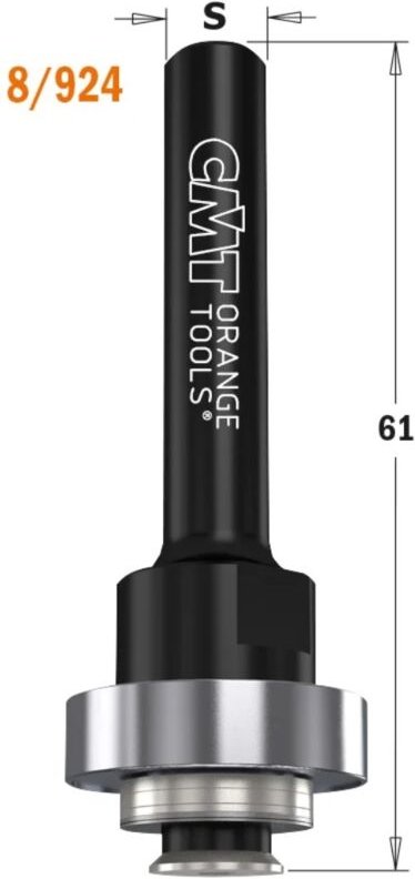 824.122.10 Messerwelle S=12.7 Mit M5 Schrauben Und D22 Lager