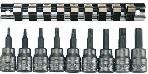 Tx Steckschlüssel-Satz, 3/8, 9-teilig Tengtools M3813TX