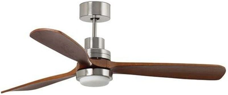 LANTAU XL Ventilator mit Licht matt nickel