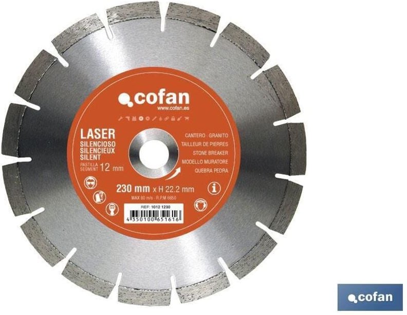 Leise Steinmetz-Diamantscheibe 300 mm