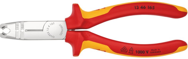 Knipex - 13 46 165 Abmantelungszange isoliert Mehrko. vde verch. 165 mm